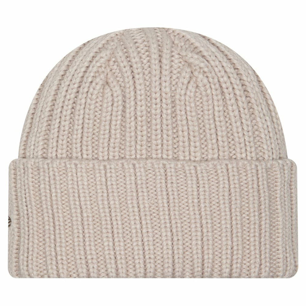 Buffalo Bills New Era Logo Applique Cuffed Knit Hat Light Beige