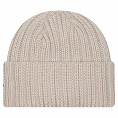 Las Vegas Raiders New Era Logo Applique Cuffed Knit Hat Light Beige