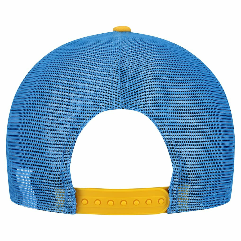 Los Angeles Chargers New Era Banner A-Frame 9FIFTY Snapback Hat Cream/Powder Blue