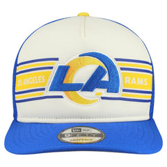 Los Angeles Rams New Era Banner A-Frame 9FIFTY Snapback Hat Cream/Royal