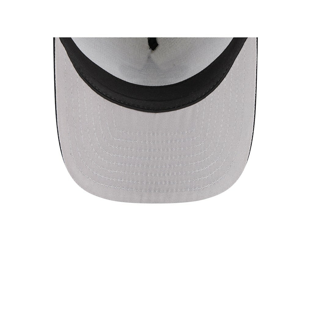 New Orleans Saints New Era Banner A-Frame 9FIFTY Trucker Snapback Hat Cream/Black