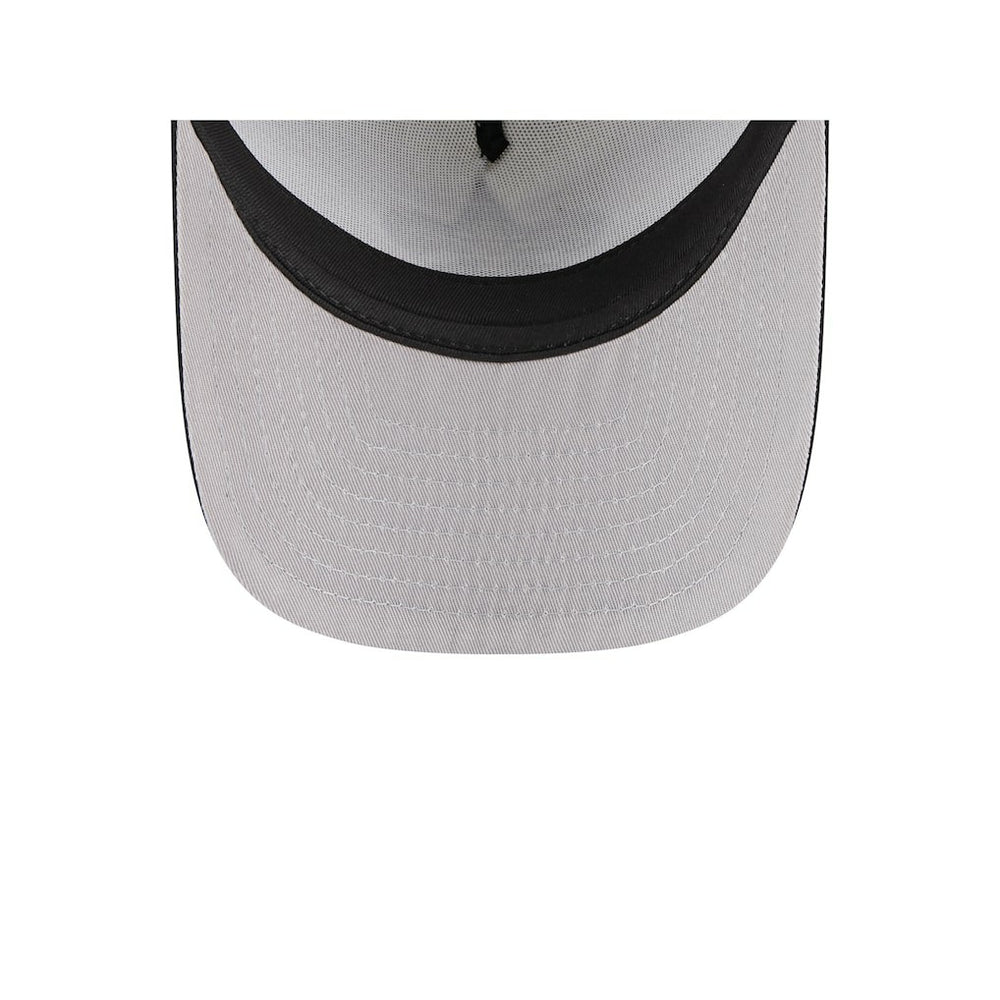 New Orleans Saints New Era Banner A-Frame 9FIFTY Trucker Snapback Hat Cream/Black