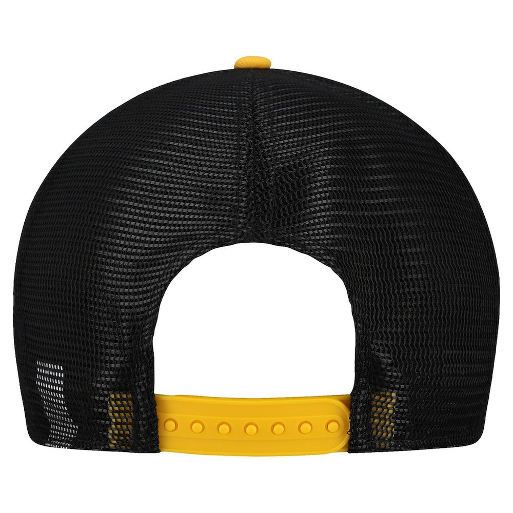 Pittsburgh Steelers New Era Banner A-Frame 9FIFTY Snapback Hat Cream/Black