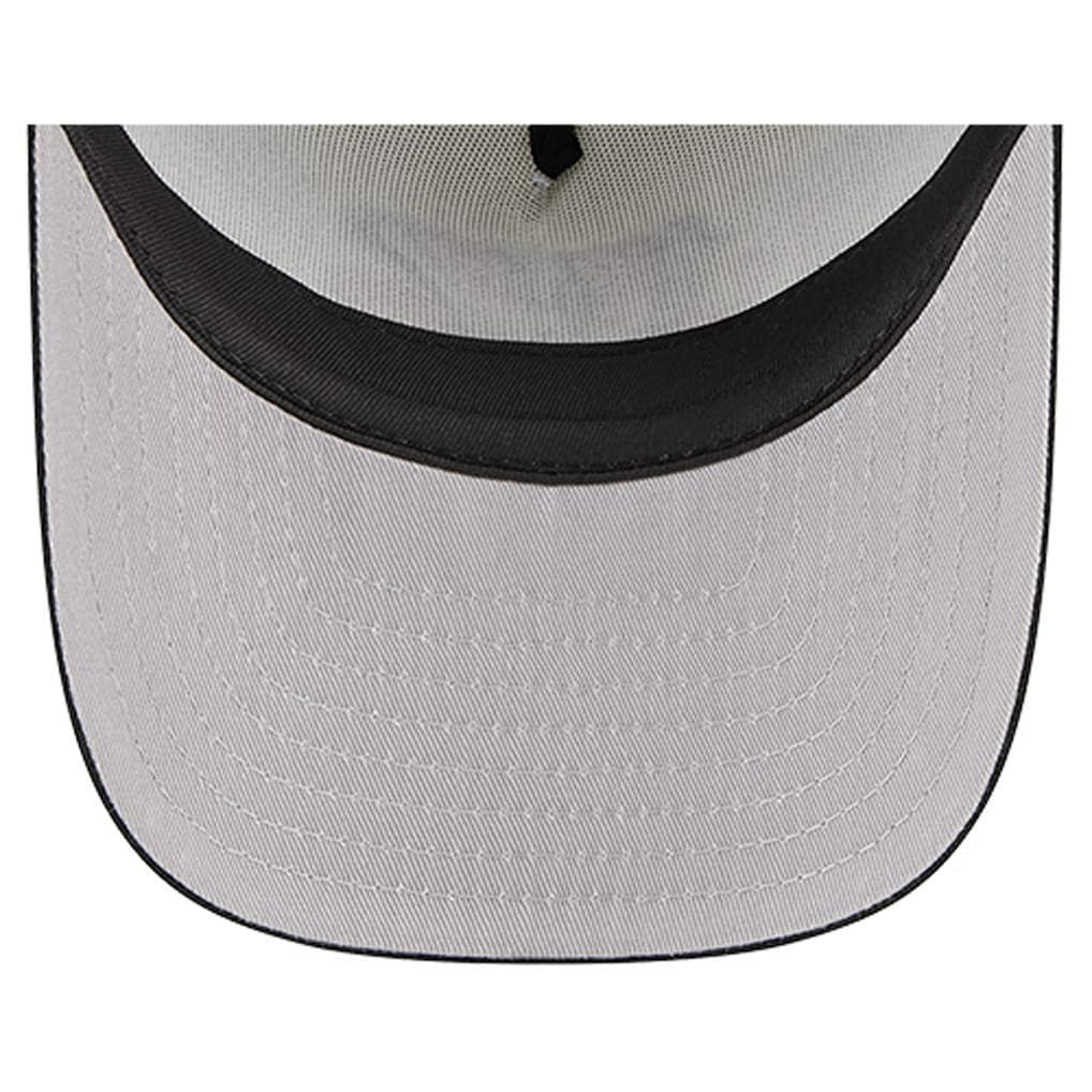 Cincinnati Bengals New Era Banner A-Frame 9FIFTY Trucker Snapback Hat Cream/Black