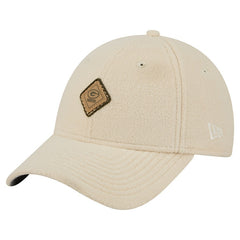 Green Bay Packers New Era Women's Comfy 9FORTY Adjustable Hat Cream