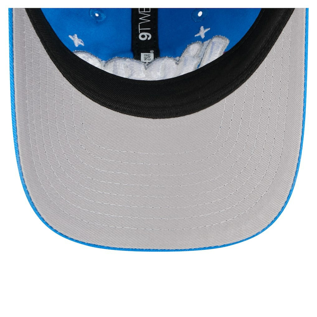 Detroit Lions New Era Girls Youth Cheer 9TWENTY Adjustable Hat Blue