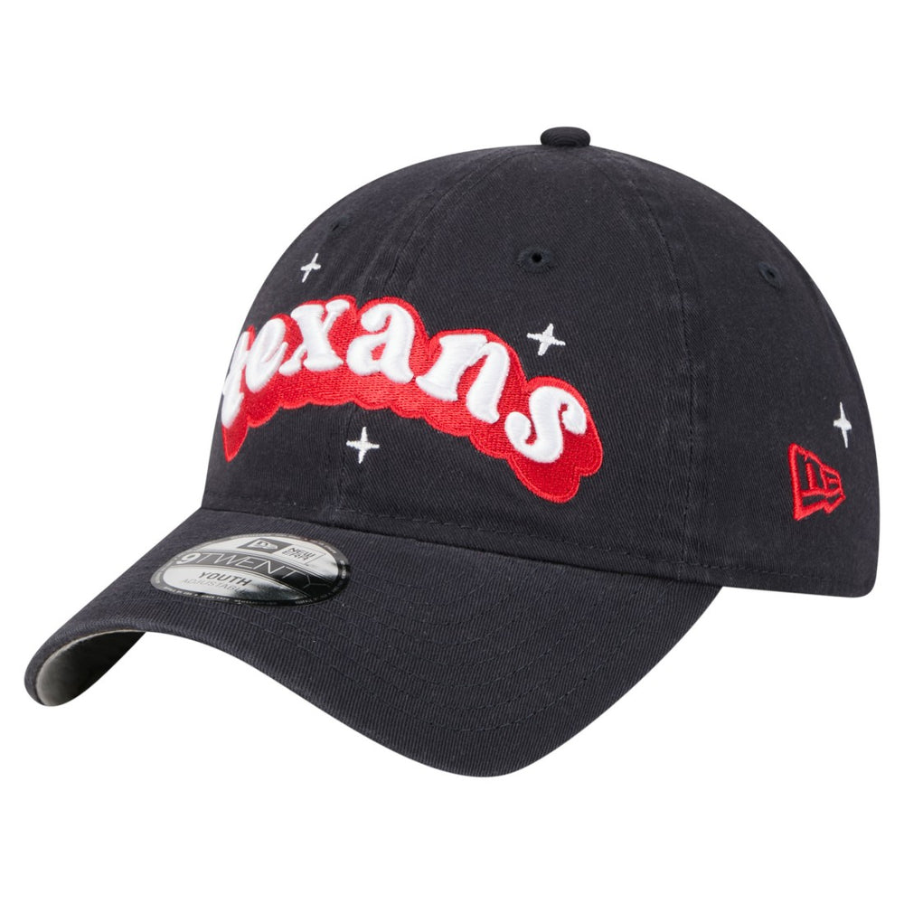 Houston Texans New Era Girls Youth Cheer 9TWENTY Adjustable Hat Navy