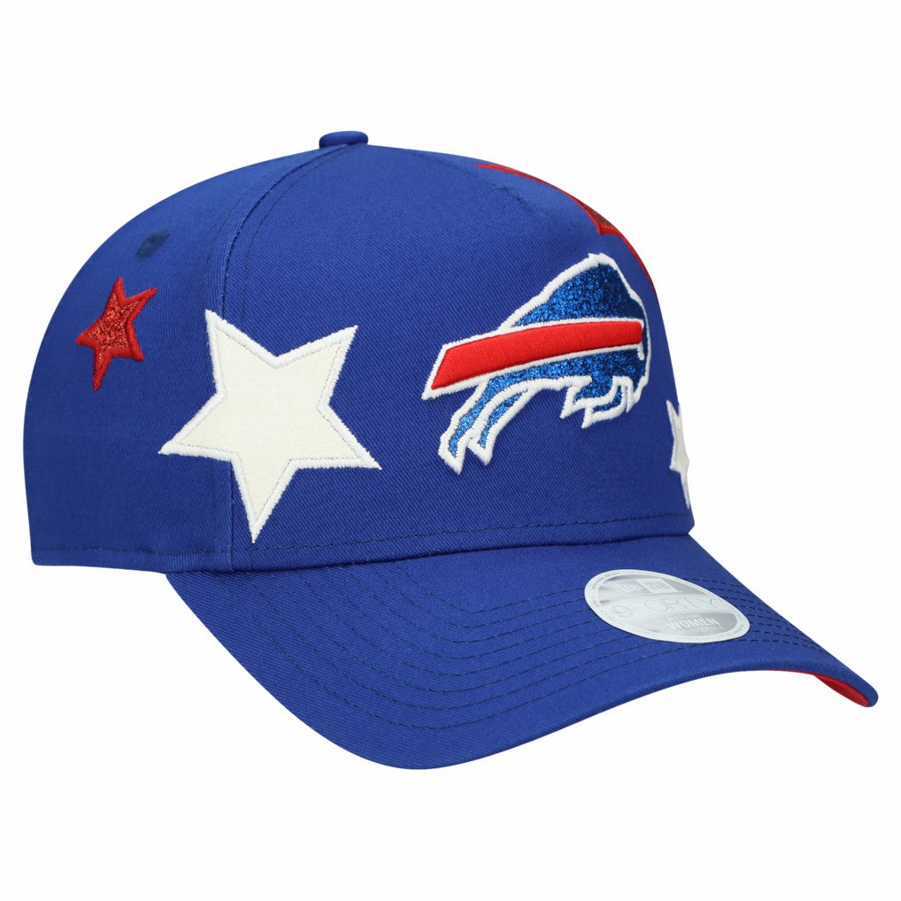 Buffalo Bills New Era Women's Stardom A-Frame 9FORTY Adjustable Hat Royal