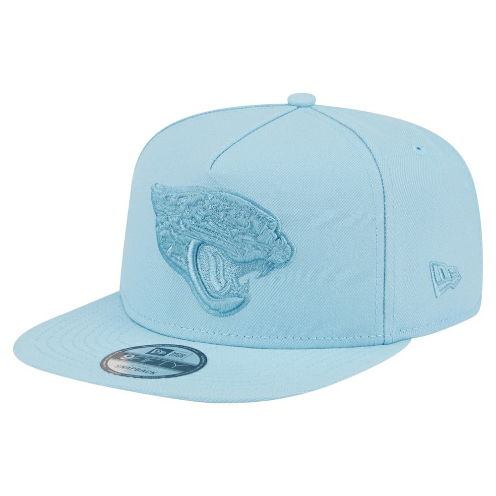 Jacksonville Jaguars New Era Color Pack A-Frame 9FIFTY Snapback Hat Light Blue