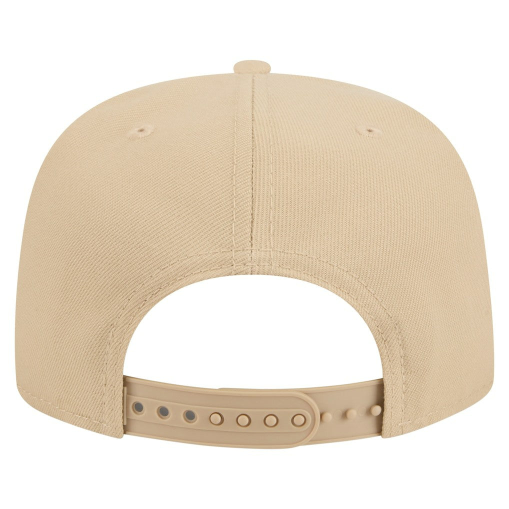 Miami Dolphins New Era Color Pack A-Frame 9FIFTY Snapback Hat Light Beige