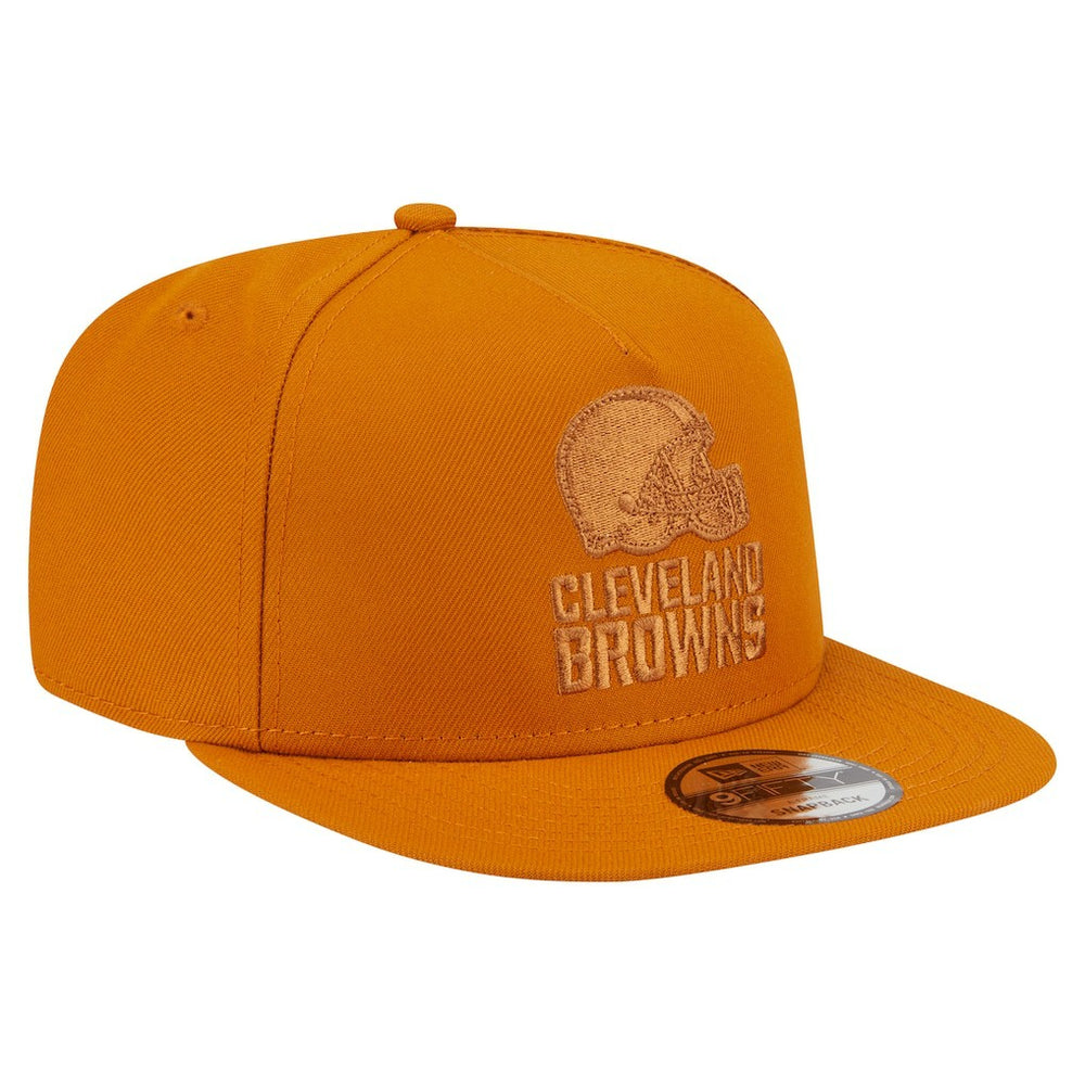 Cleveland Browns New Era Color Pack A-Frame 9FIFTY Snapback Hat Brown