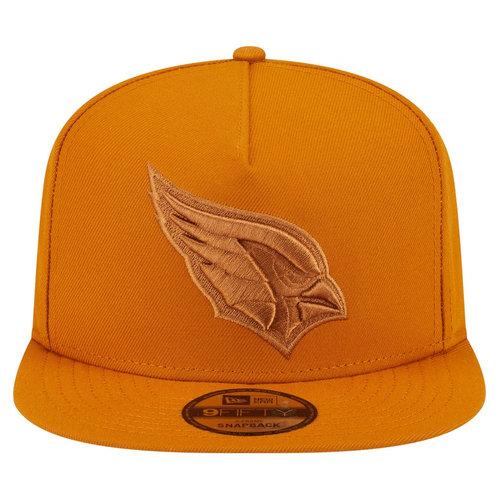 Arizona Cardinals New Era Color Pack A-Frame 9FIFTY Snapback Hat Brown