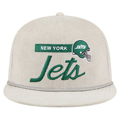 New York Jets New Era Cord Rope Corduroy 9FIFTY Snapback Hat Gray