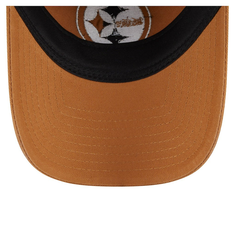 Pittsburgh Steelers New Era Stamp 9TWENTY Adjustable Hat Brown