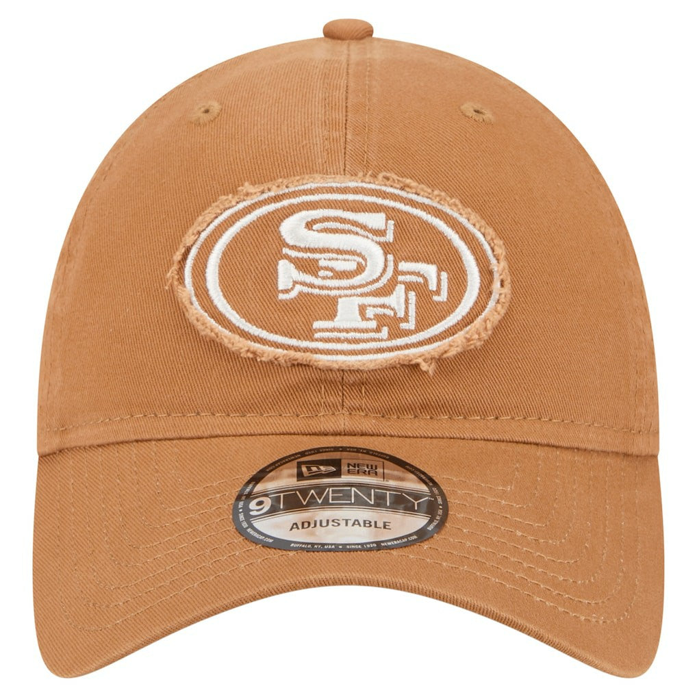 San Francisco 49ers New Era Stamp 9TWENTY Adjustable Hat Brown