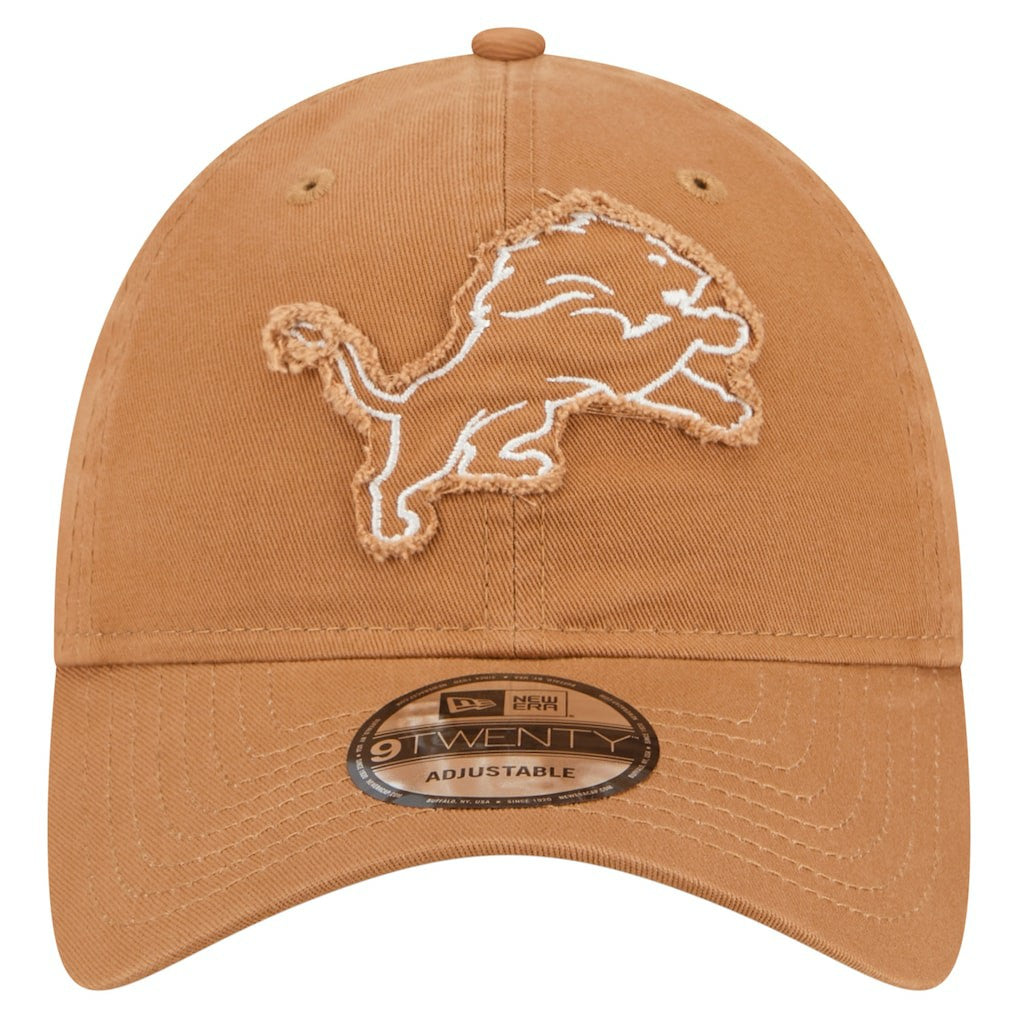 Detroit Lions New Era Stamp 9TWENTY Adjustable Hat Brown