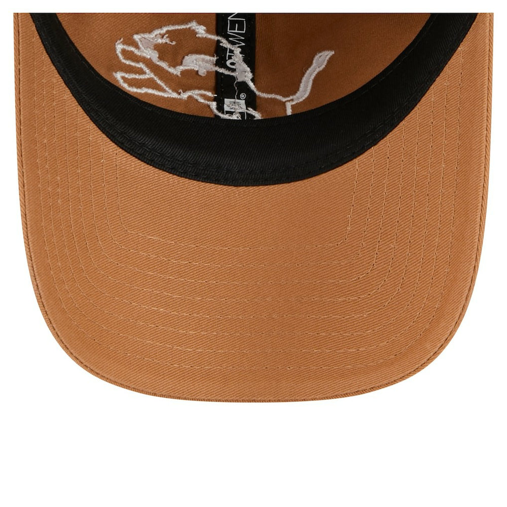 Detroit Lions New Era Stamp 9TWENTY Adjustable Hat Brown