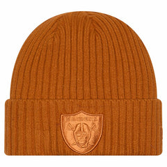 Las Vegas Raiders New Era Color Pack Cuffed Knit Hat Brown