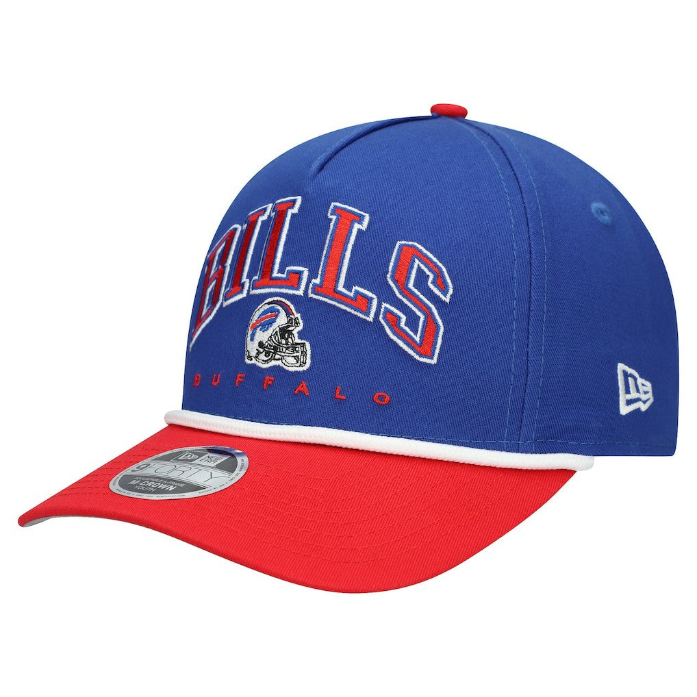 Buffalo Bills New Era Youth Arch COOLERA 9FORTY A-Frame Adjustable Hat Royal/Red