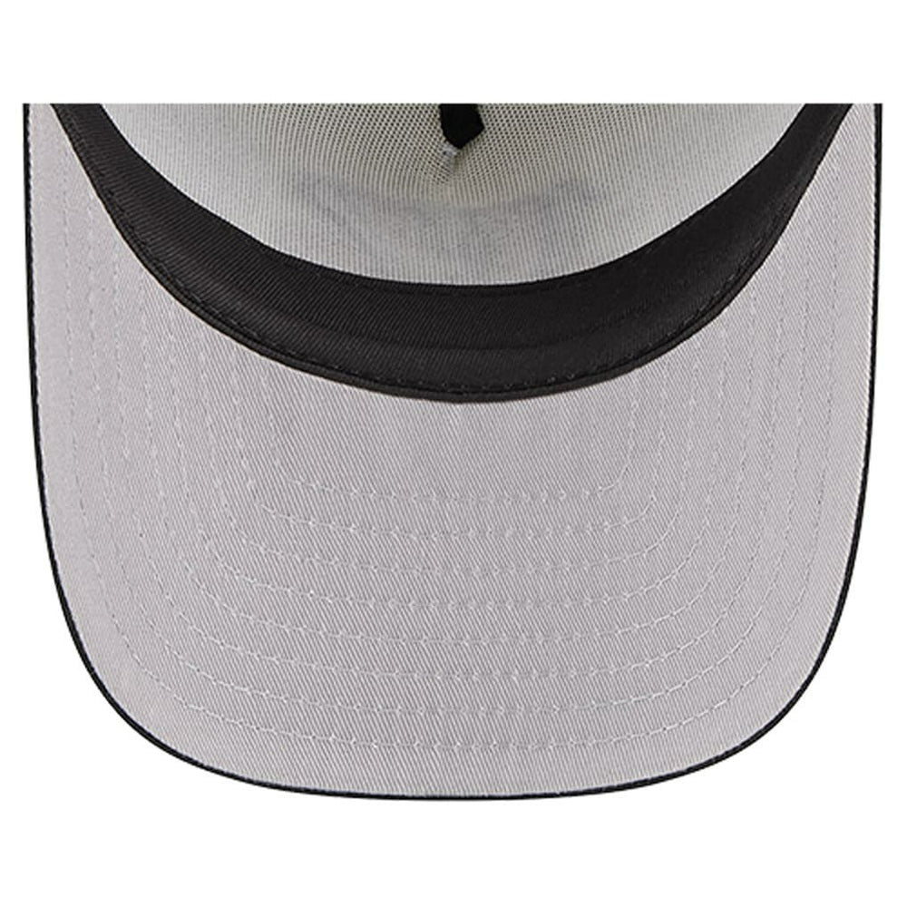 Cincinnati Bengals New Era Youth Banner 9FIFTY A-Frame Adjustable Trucker Hat Cream/Black