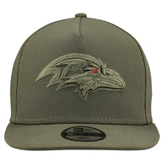 Baltimore Ravens New Era Youth Color Pack A-Frame 9FIFTY Snapback Hat Olive