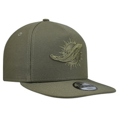 Miami Dolphins New Era Youth Color Pack A-Frame 9FIFTY Snapback Hat Olive