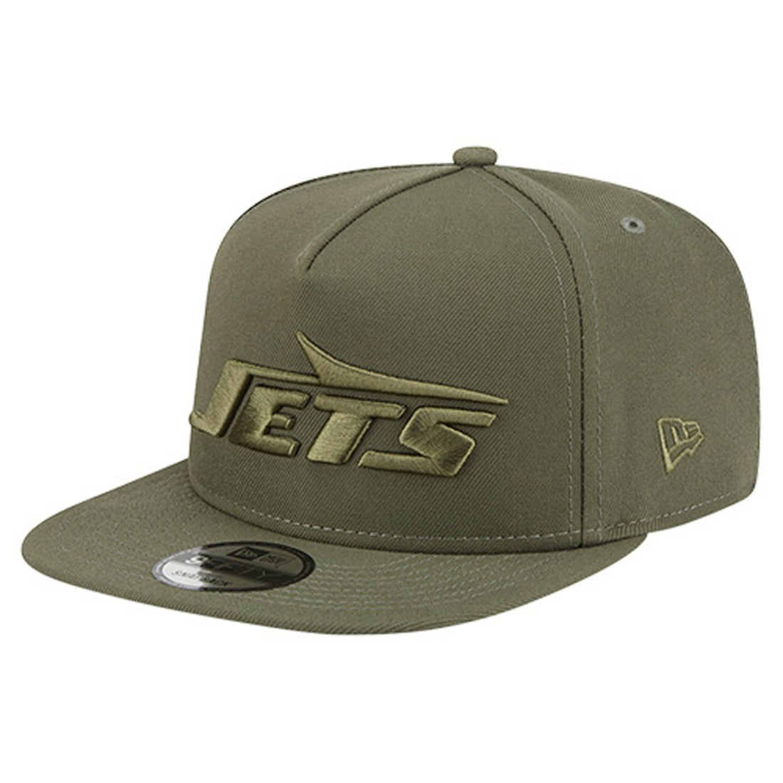 New York Jets New Era Youth Color Pack A-Frame 9FIFTY Snapback Hat Olive