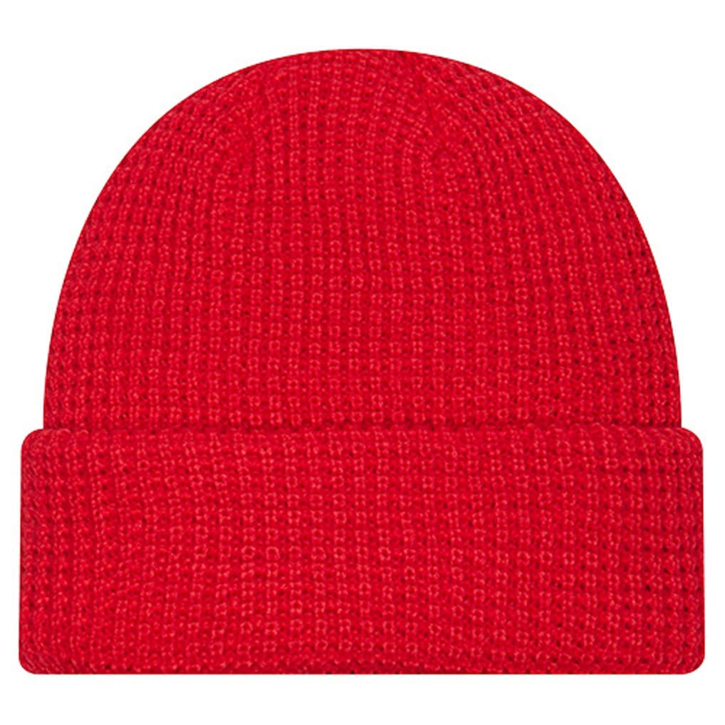 Kansas City Chiefs New Era Youth Waffle Cuffed Knit Hat Red
