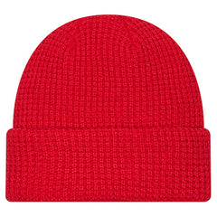 Kansas City Chiefs New Era Youth Waffle Cuffed Knit Hat Red