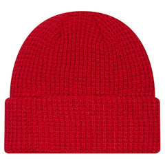 San Francisco 49ers New Era Youth Waffle Cuffed Knit Hat Scarlet