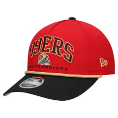 San Francisco 49ers New Era Preschool Arch COOLERA 9FORTY A-Frame M-Crown Adjustable Hat Scarlet/Gold