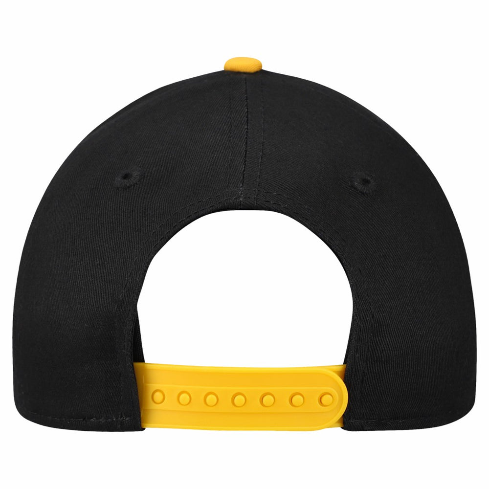 Pittsburgh Steelers New Era Preschool Arch COOLERA 9FORTY A-Frame M-Crown Adjustable Hat Black/Gold