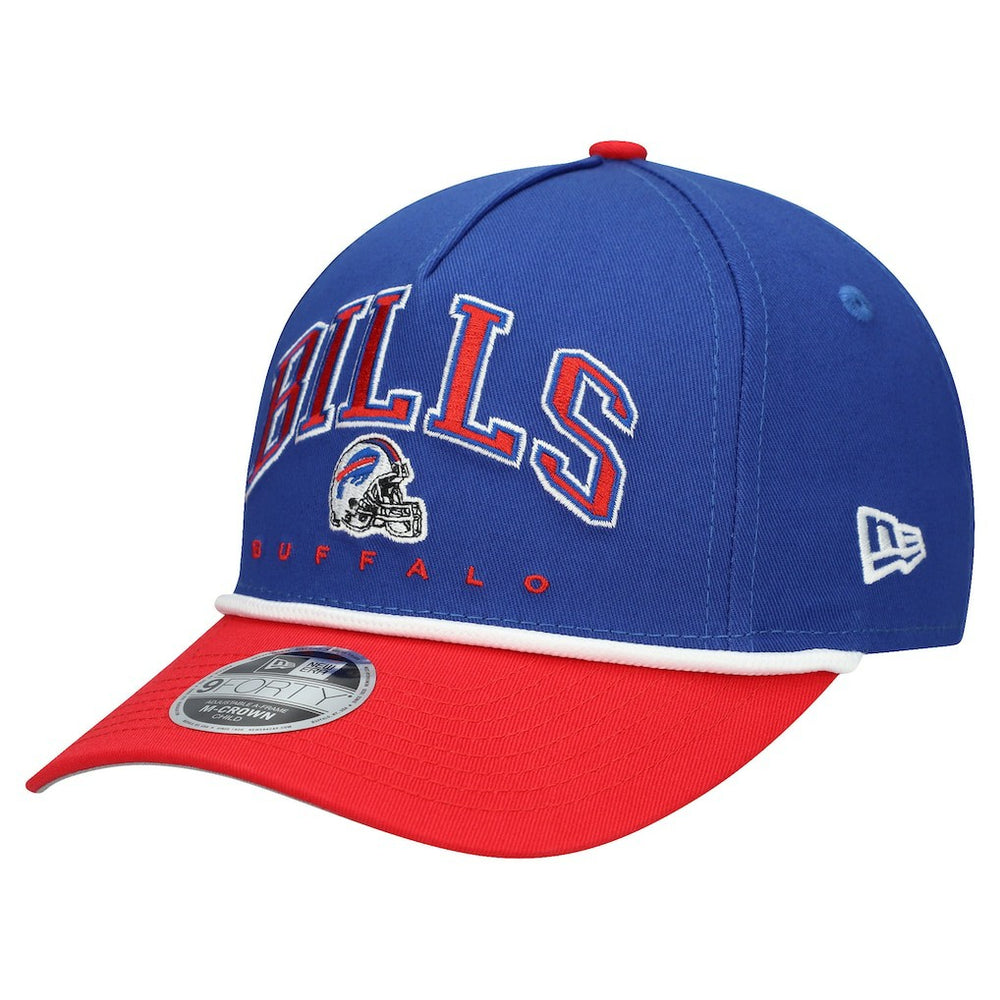 Buffalo Bills New Era Preschool Arch COOLERA 9FORTY A-Frame M-Crown Adjustable Hat Royal/Red