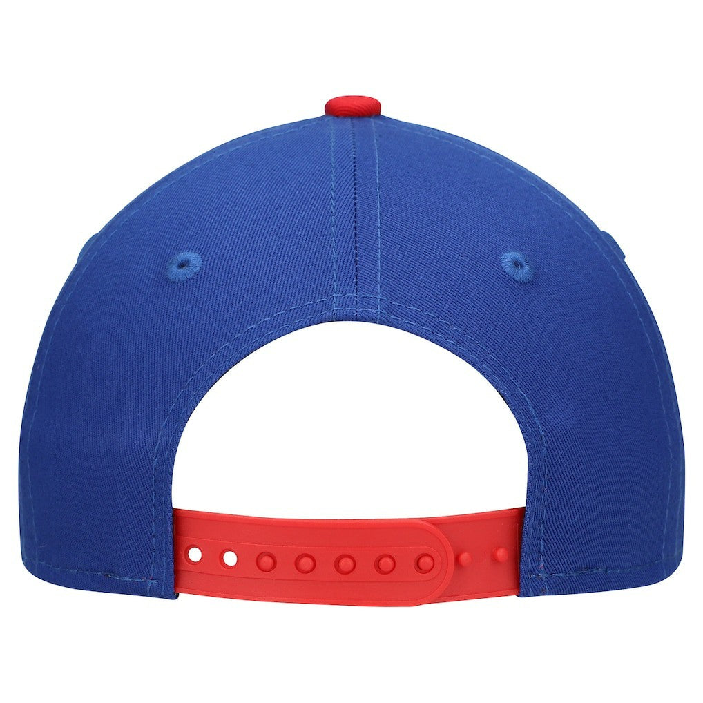 Buffalo Bills New Era Preschool Arch COOLERA 9FORTY A-Frame M-Crown Adjustable Hat Royal/Red