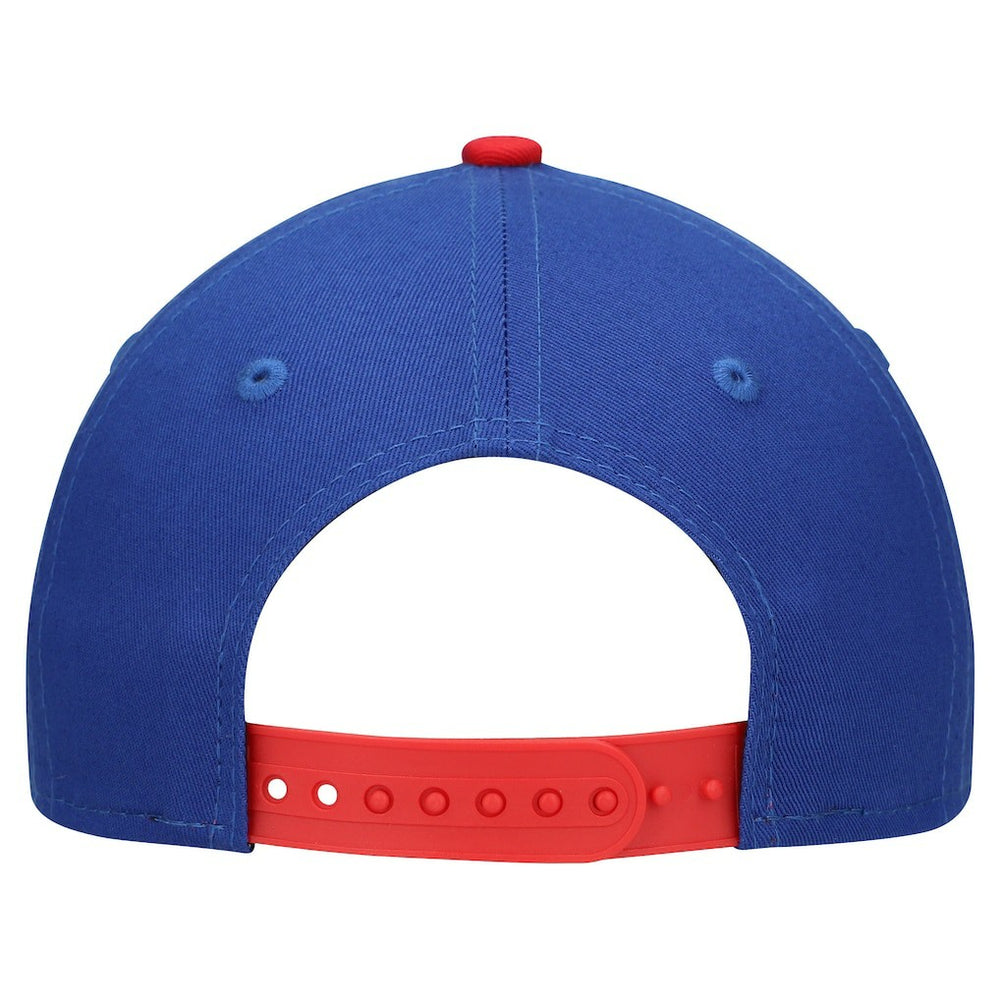 Buffalo Bills New Era Preschool Arch COOLERA 9FORTY A-Frame M-Crown Adjustable Hat Royal/Red