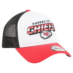 Kansas City Chiefs New Era Preschool 9FORTY A-Frame Adjustable Hat White