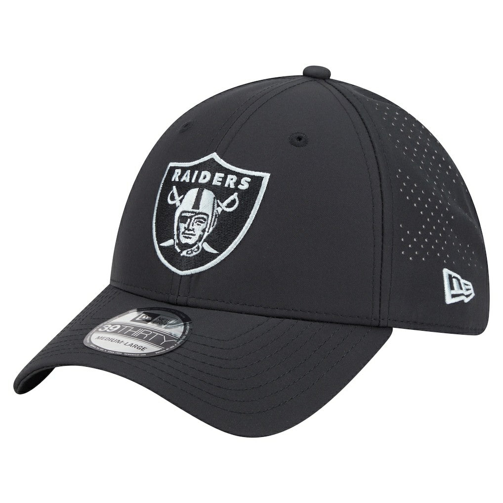 Las Vegas Raiders New Era Night 39THIRTY Flex Hat Black
