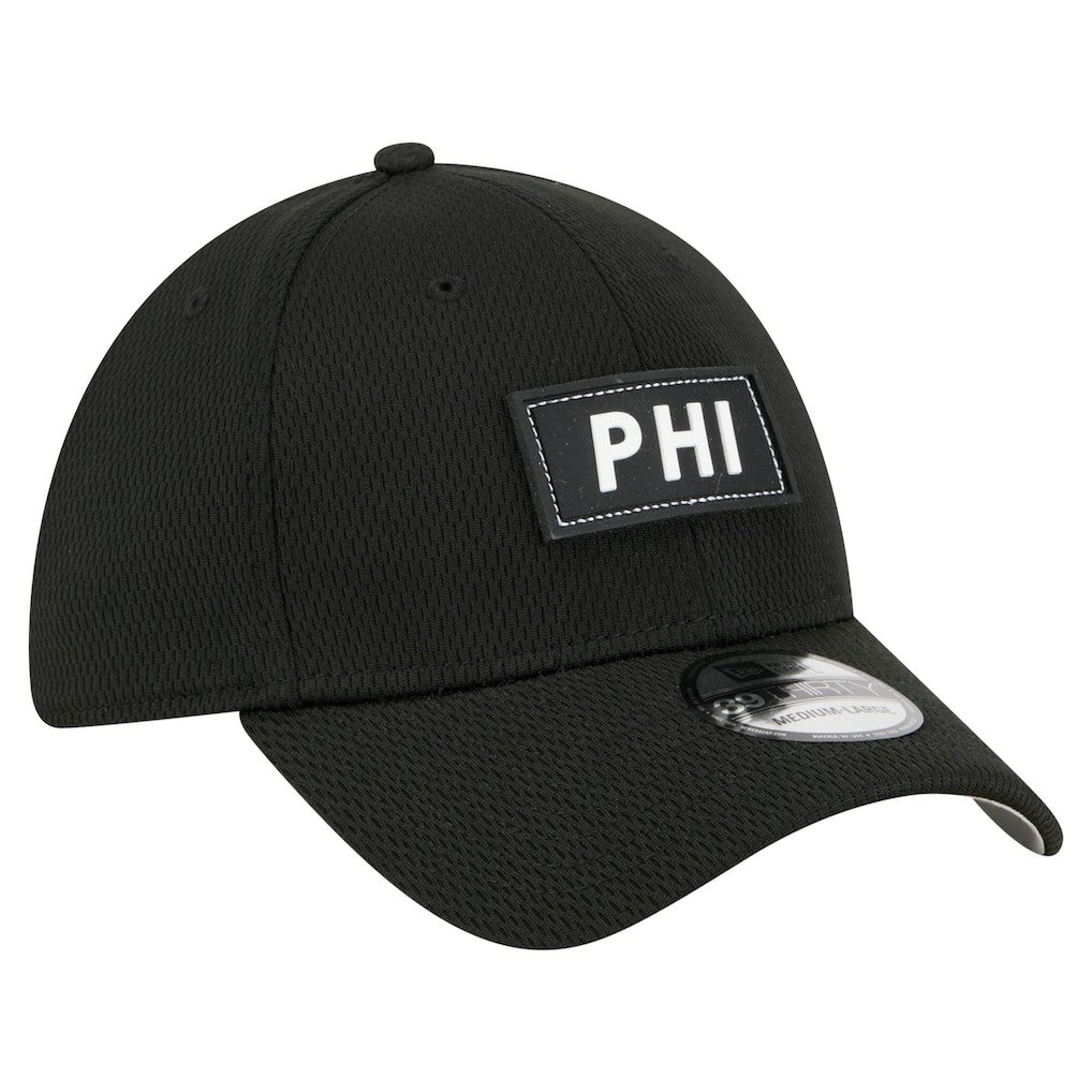 Philadelphia Eagles New Era Scoreboard 39THIRTY Flex Hat Black