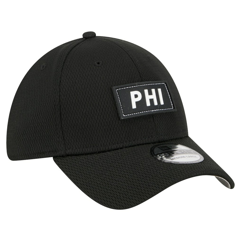 Philadelphia Eagles New Era Scoreboard 39THIRTY Flex Hat Black