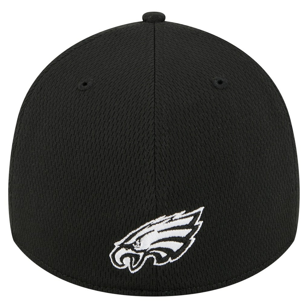 Philadelphia Eagles New Era Scoreboard 39THIRTY Flex Hat Black