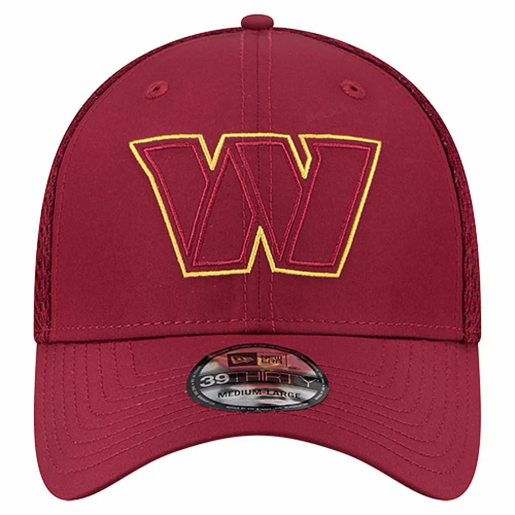 Washington Commanders New Era Outline 39THIRTY Flex Hat Burgundy