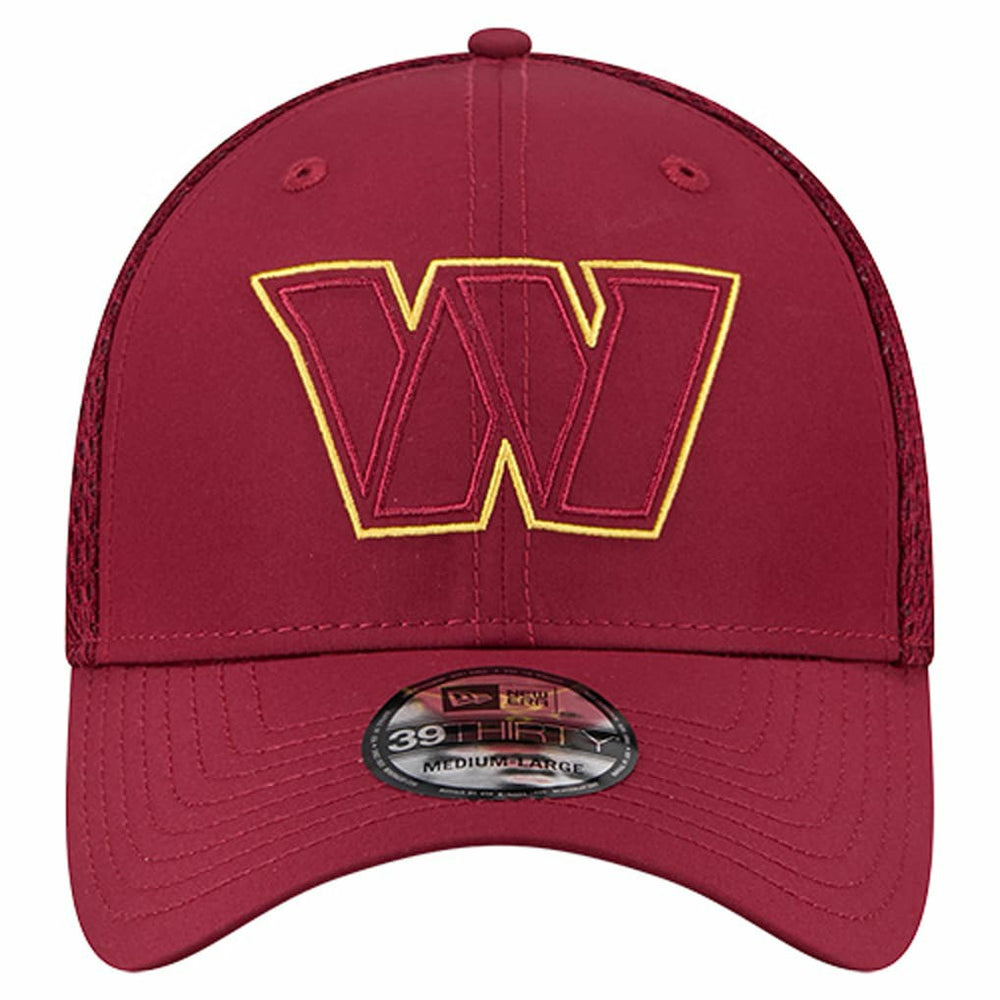 Washington Commanders New Era Outline 39THIRTY Flex Hat Burgundy