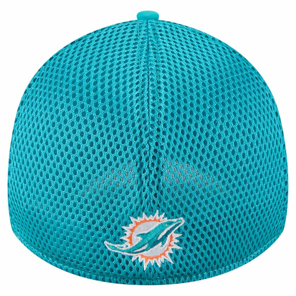 Miami Dolphins New Era Outline 39THIRTY Flex Hat Aqua