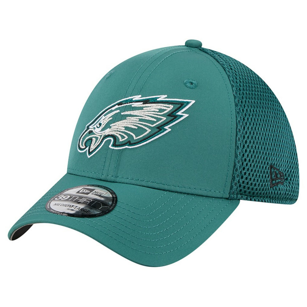 Philadelphia Eagles New Era Outline 39THIRTY Flex Hat Midnight Green