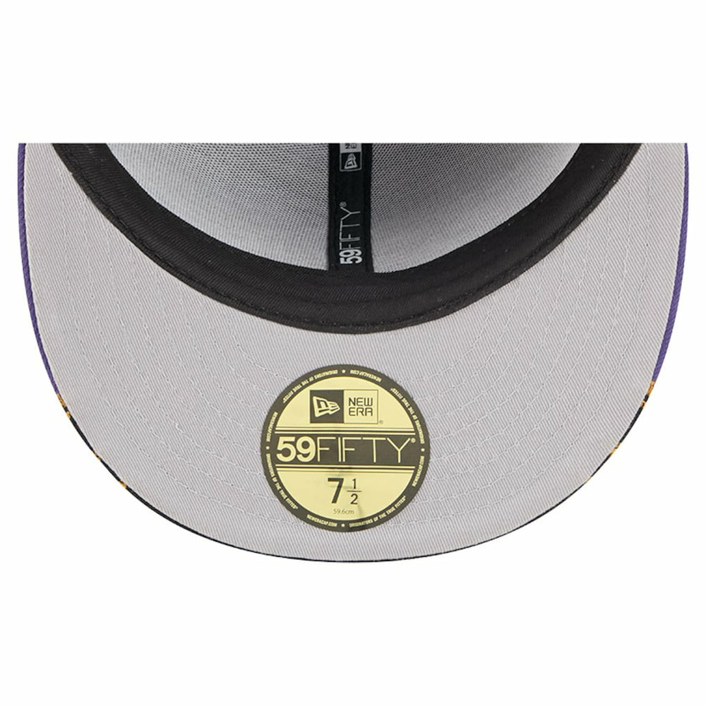 Baltimore Ravens New Era Break 59FIFTY Fitted Hat Black/Purple