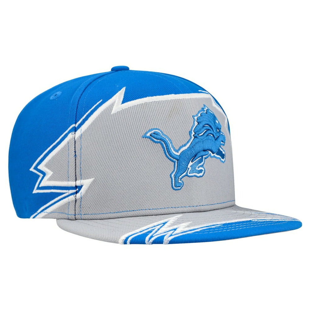 Detroit Lions New Era Break 59FIFTY Fitted Hat Blue/Gray