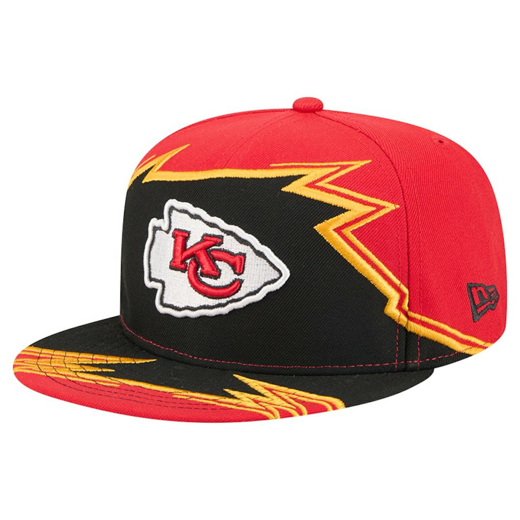 Kansas City Chiefs New Era Break 59FIFTY Fitted Hat Red/Black
