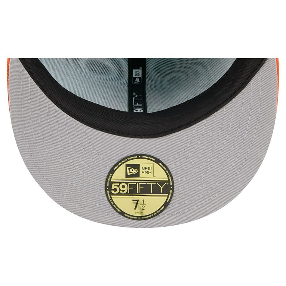 Miami Dolphins New Era Break 59FIFTY Fitted Hat Aqua/Orange