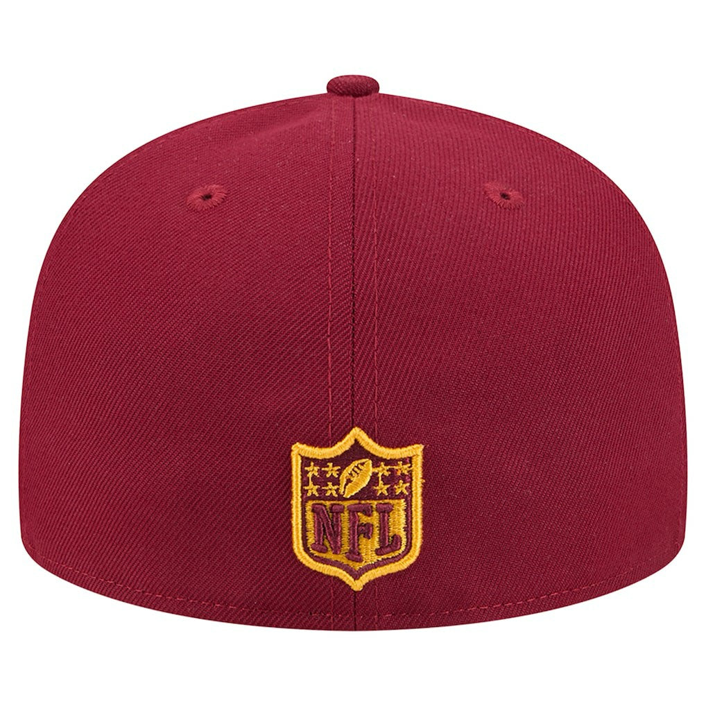 Washington Commanders New Era Break 59FIFTY Fitted Hat Burgundy/Gold