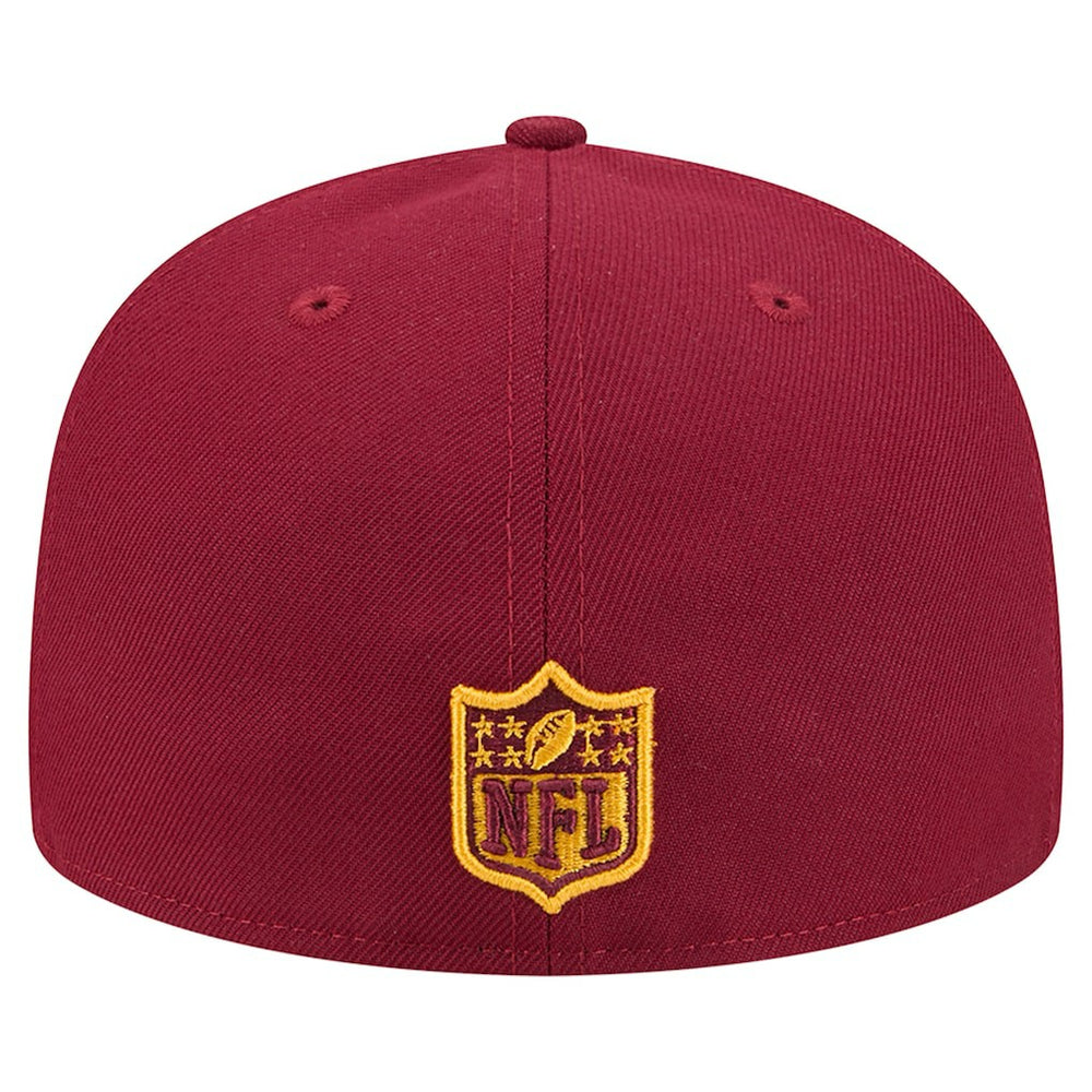 Washington Commanders New Era Break 59FIFTY Fitted Hat Burgundy/Gold